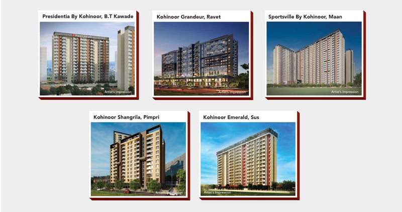 Kohinoor Group Residential Projects Pune