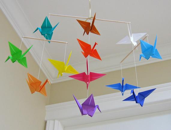 Origami Ceiling Decor